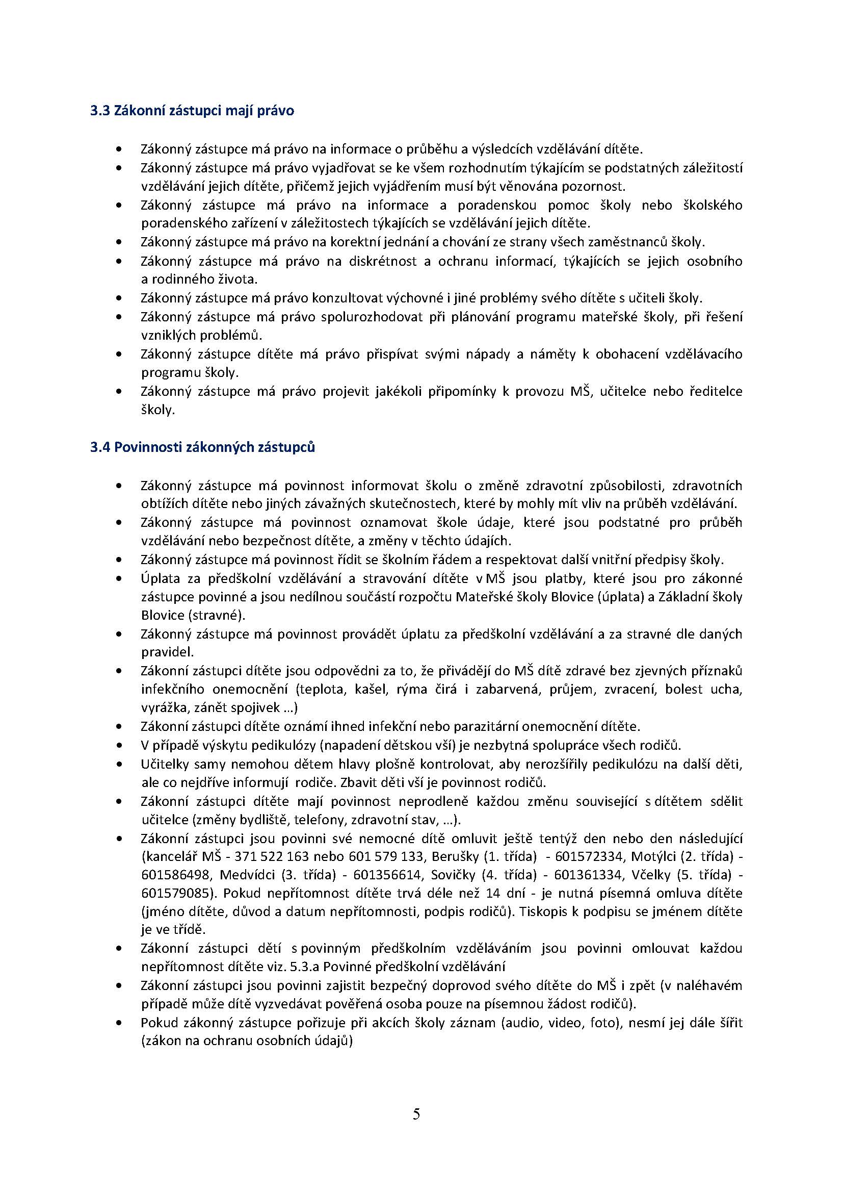 Školní řád 2026-2027