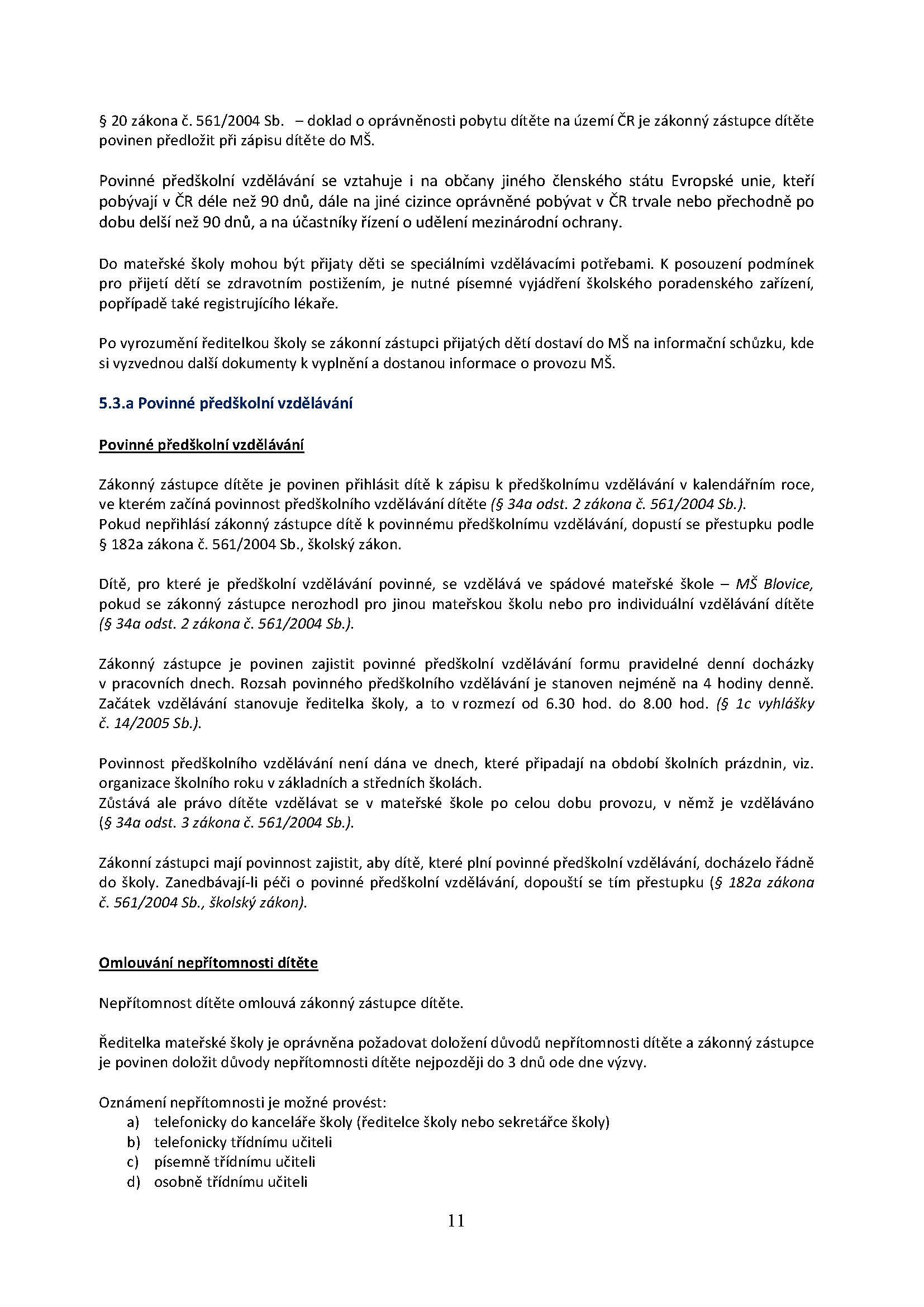 Školní řád 2026-2027