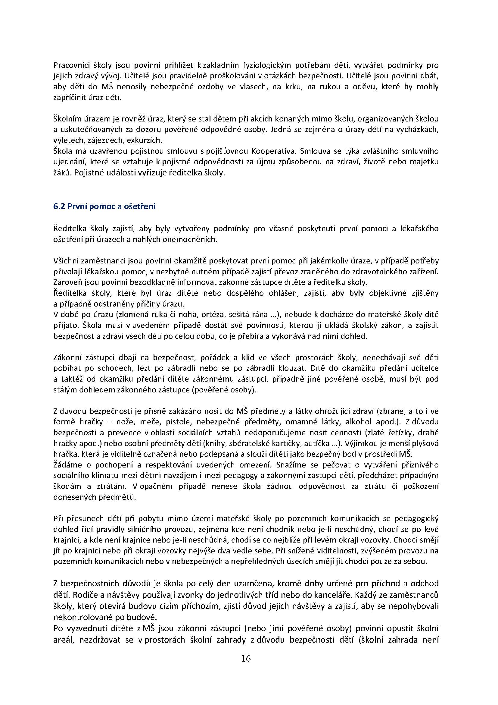 Školní řád 2026-2027